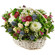 basket of chrysanthemums and roses. Novi Sad